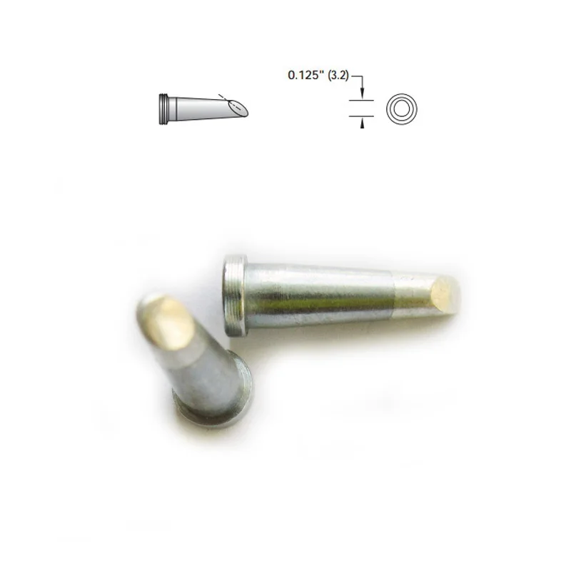 Quality Substitute Weller LTCC Tip Single Flat Shape size 3.2mm 5pcs