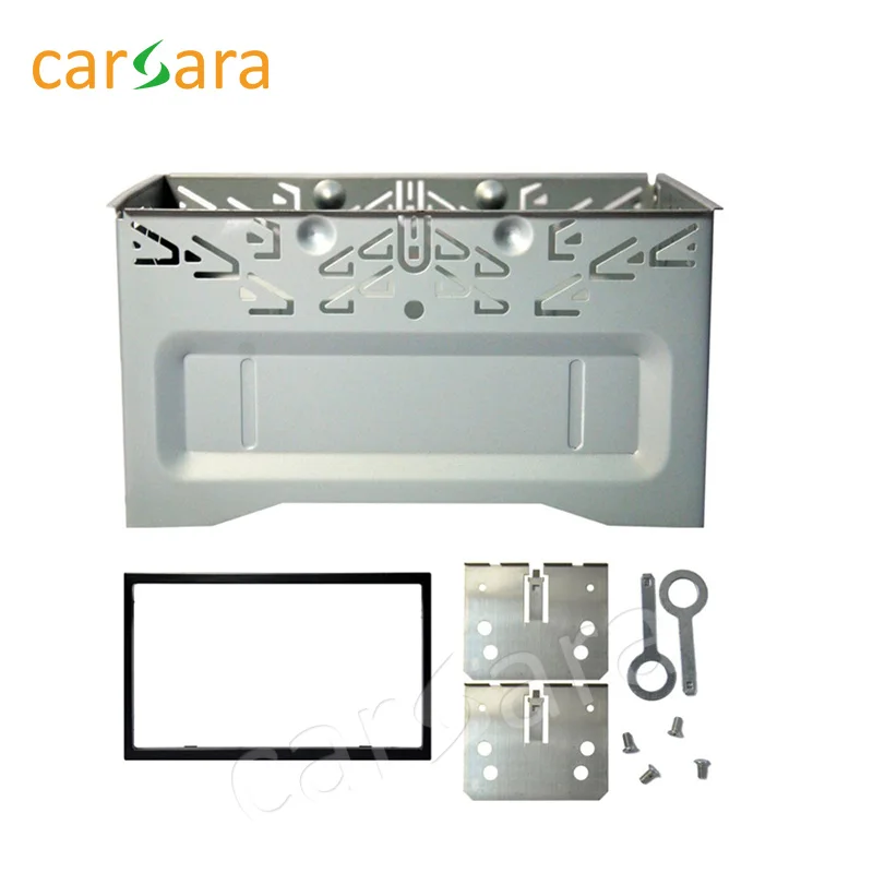 

Car 6.2'' Universal Installation Fitting Frame Kit Set Mounting Fascias Cage for 178mmx100mm 6.2'' 2 Din Player