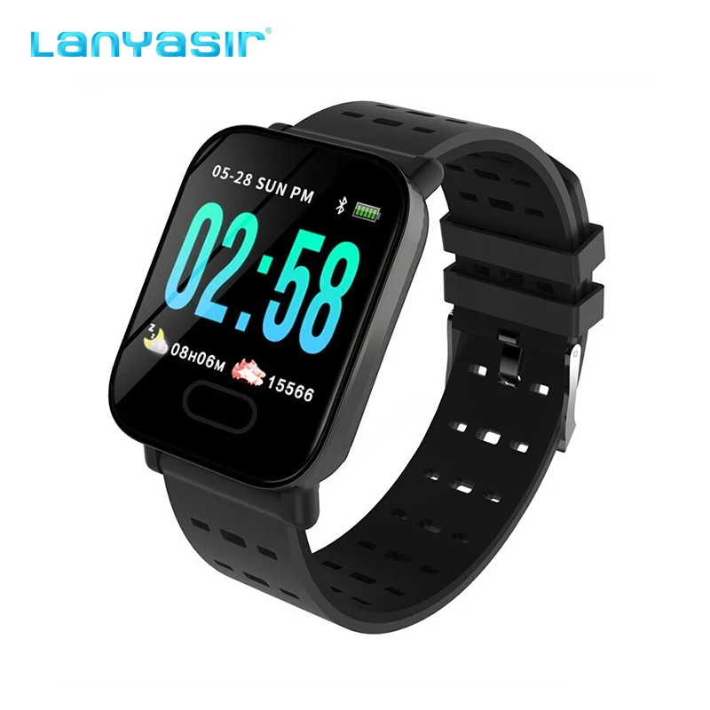 

Lanyasir A6 Smart Band reloj inteligente pulsometro ritmo Fitness Tracker Smart Bracelet Waterproof Wristband watch