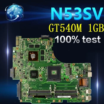 

Amazoon N53SV Laptop motherboard For Asus N53SN N53SM N53SV N53S N53 Test original mainboard GT540M 1GB HM65