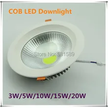 20 шт./лот AC90v-220V COB 20 Вт Светодиодный светильник Epistar чип 100-110 лм/Вт теплый белый/холодный белый