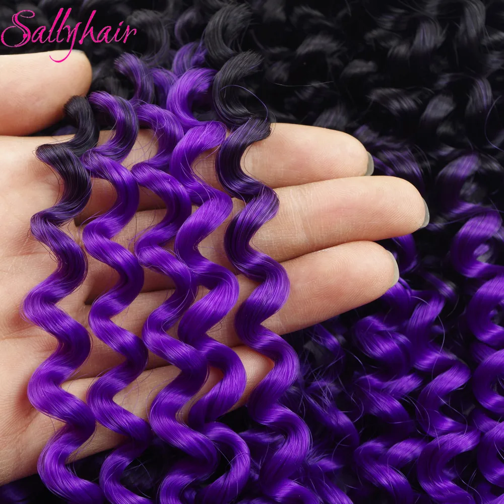 Sallyhair Water Wave Omber Braiding Hair Extension (54)