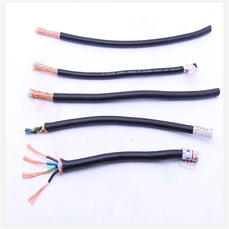 

1m high flexible shielded cable, stepping motor line, spindle connecting line, signal wire, pure copper cord, 3 core, 4 core