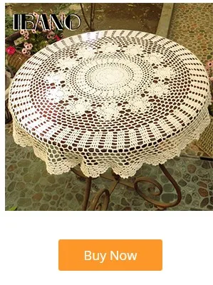 Ibano algodão toalha de mesa artesanal flores
