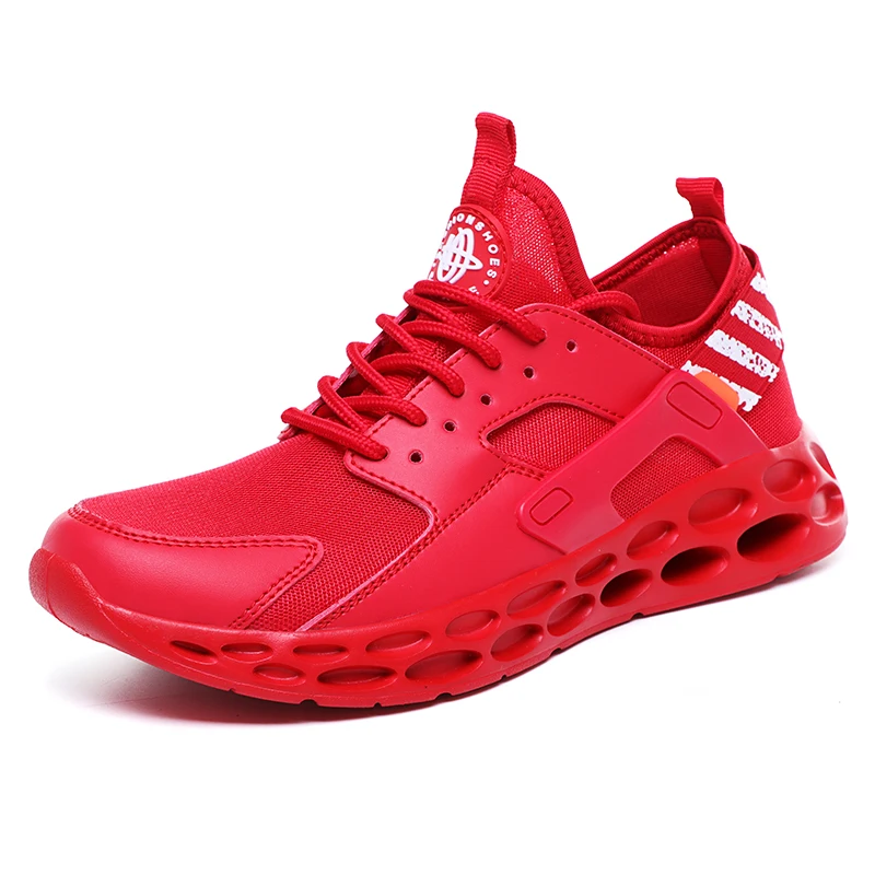 Мужские кроссовки; дышащая мужская повседневная обувь; брендовая мужская обувь; Tenis Masculino Adulto; zapatos hombre; мужская обувь - Цвет: G68 Red