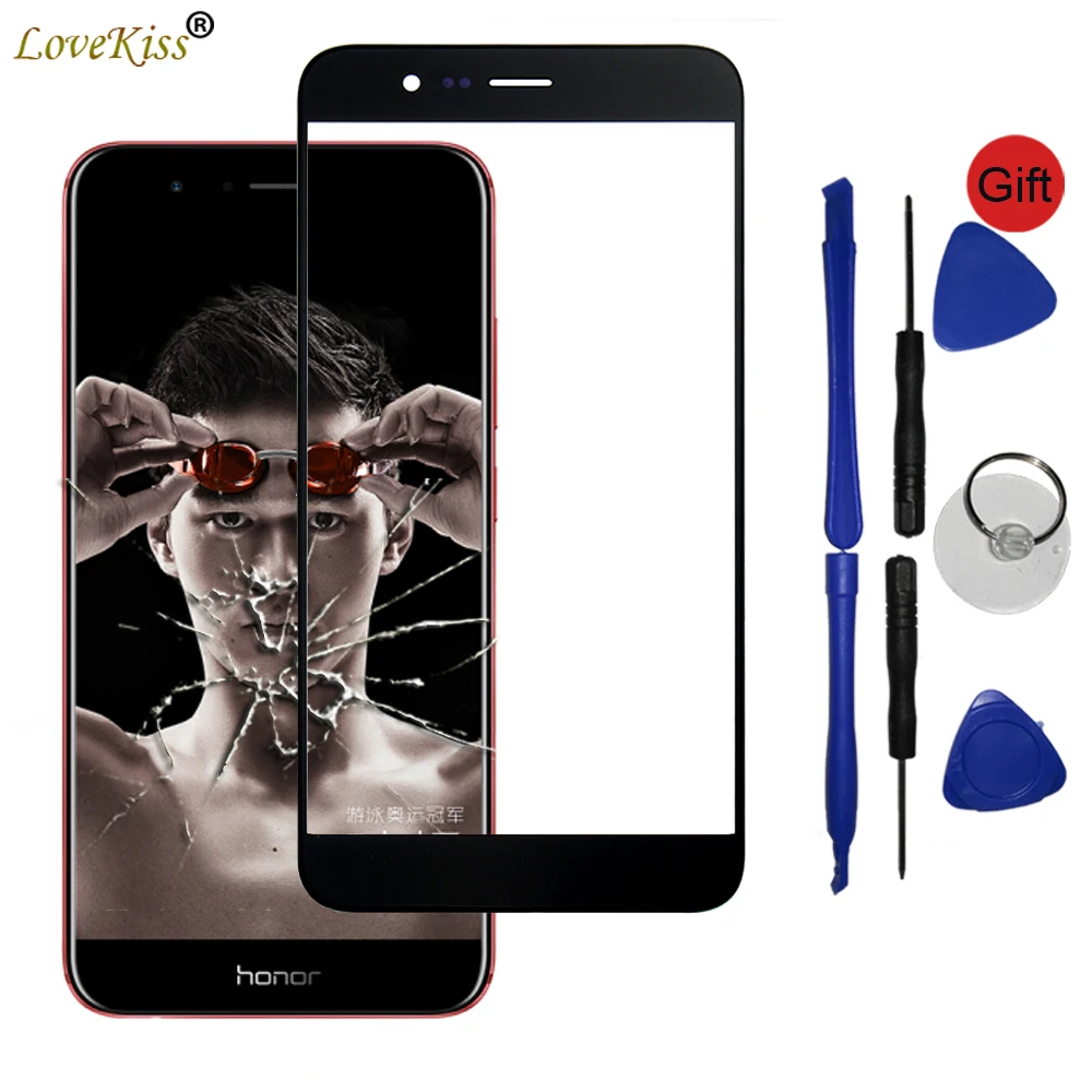 Передняя панель Honor 9 для Huawei 8 Pro V9 сенсорный ЖК дисплей дигитайзер стеклянная