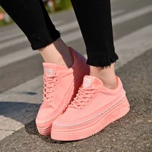 Для женщин, кроссовки для бега, брендовая уличная спортивная обувь; женские кроссовки; удобные спортивные, для тренажерного зала женская обувь, визуально увеличивающая рост; обувь на платформе