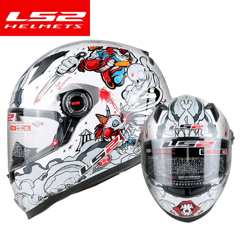 LS2 FF358 полный шлем rcycle для мужчин и женщин Гонки Capacetes ls2 Casco мотоциклетные шлемы de moto ciclista - Цвет: 20