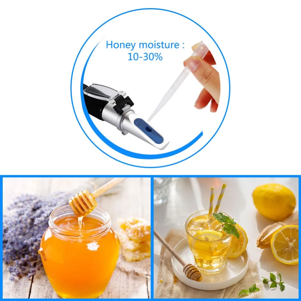 Ручной рефрактометр yieryi для измерения влажности меда 10 30%|refractometer nd|honey