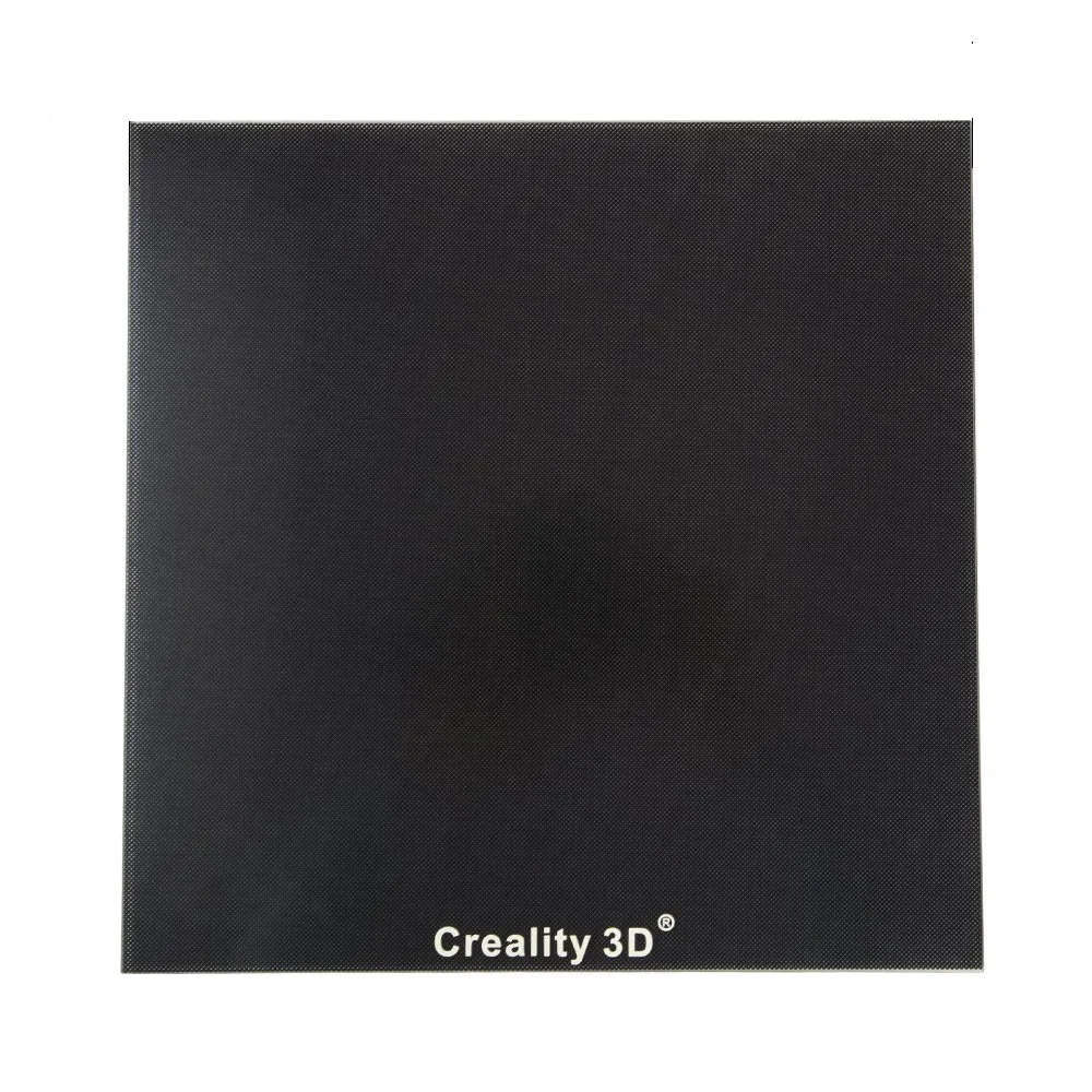 الأصلي Creality 3D طابعة منصة ساخنة السرير جدا قاعدة الزجاج السرير ل اندر 3 طبق من الزجاج 3D طابعة جزء الملحقات