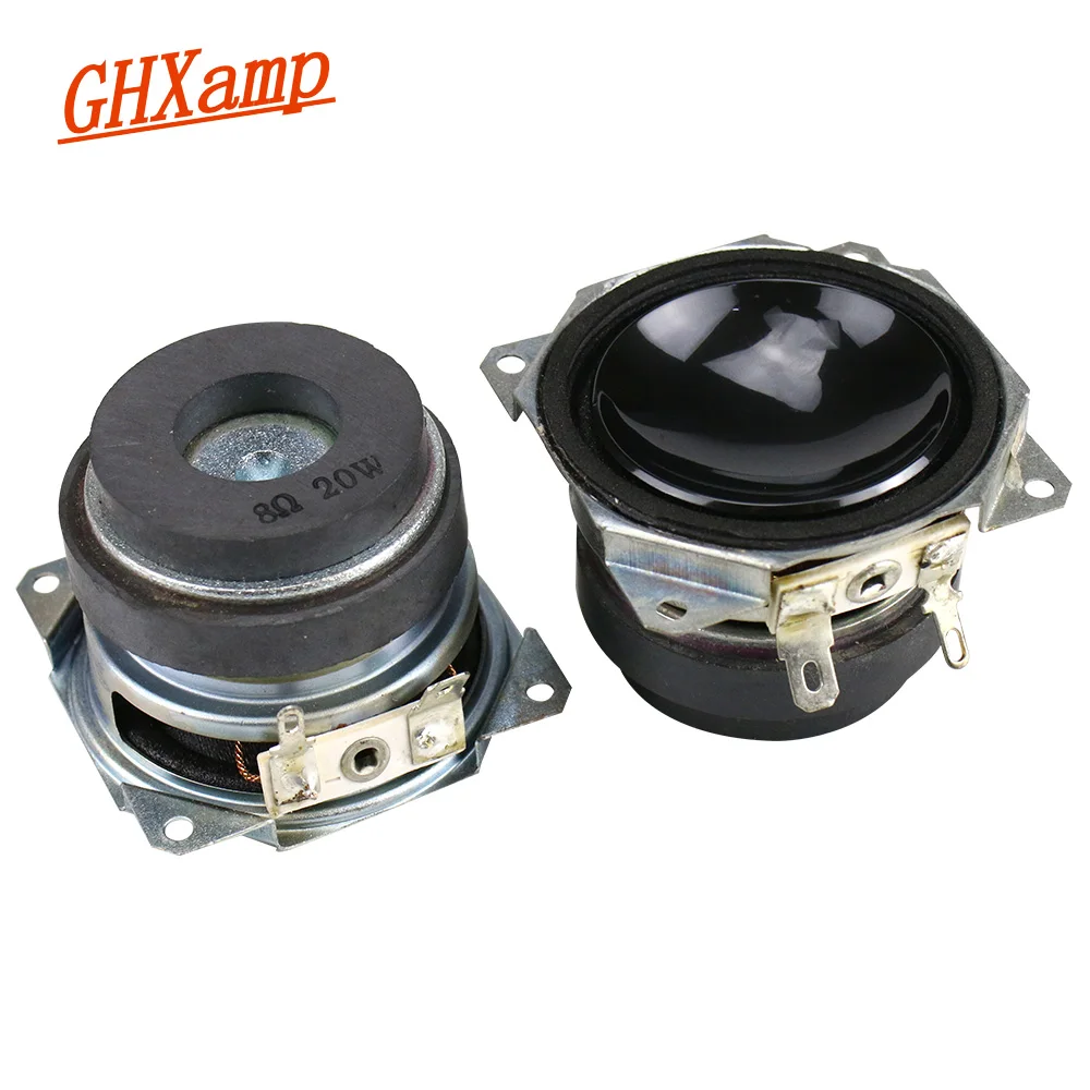 GHXAMP 2 inch Full Range Speaker 8ohm 20W Subwoofer Bluetooth Speaker DIY Deep Bass Loudspeaker Long Stroke High Power 2PCS GHXAMP 2 inch Full Range Speaker 8ohm 20W Subwoofer Bluetooth Speaker DIY Deep Bass Loudspeaker Long Stroke High Power 2PCS