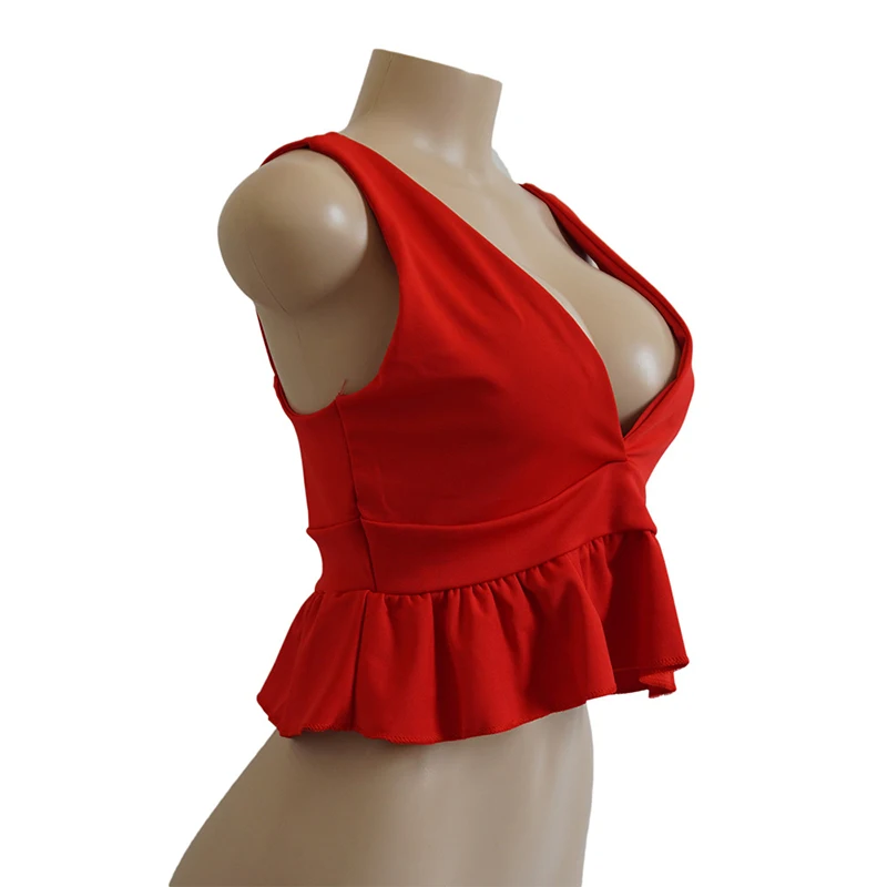 Forefair Crop Top Women Sexy Off the Shoulder (32)