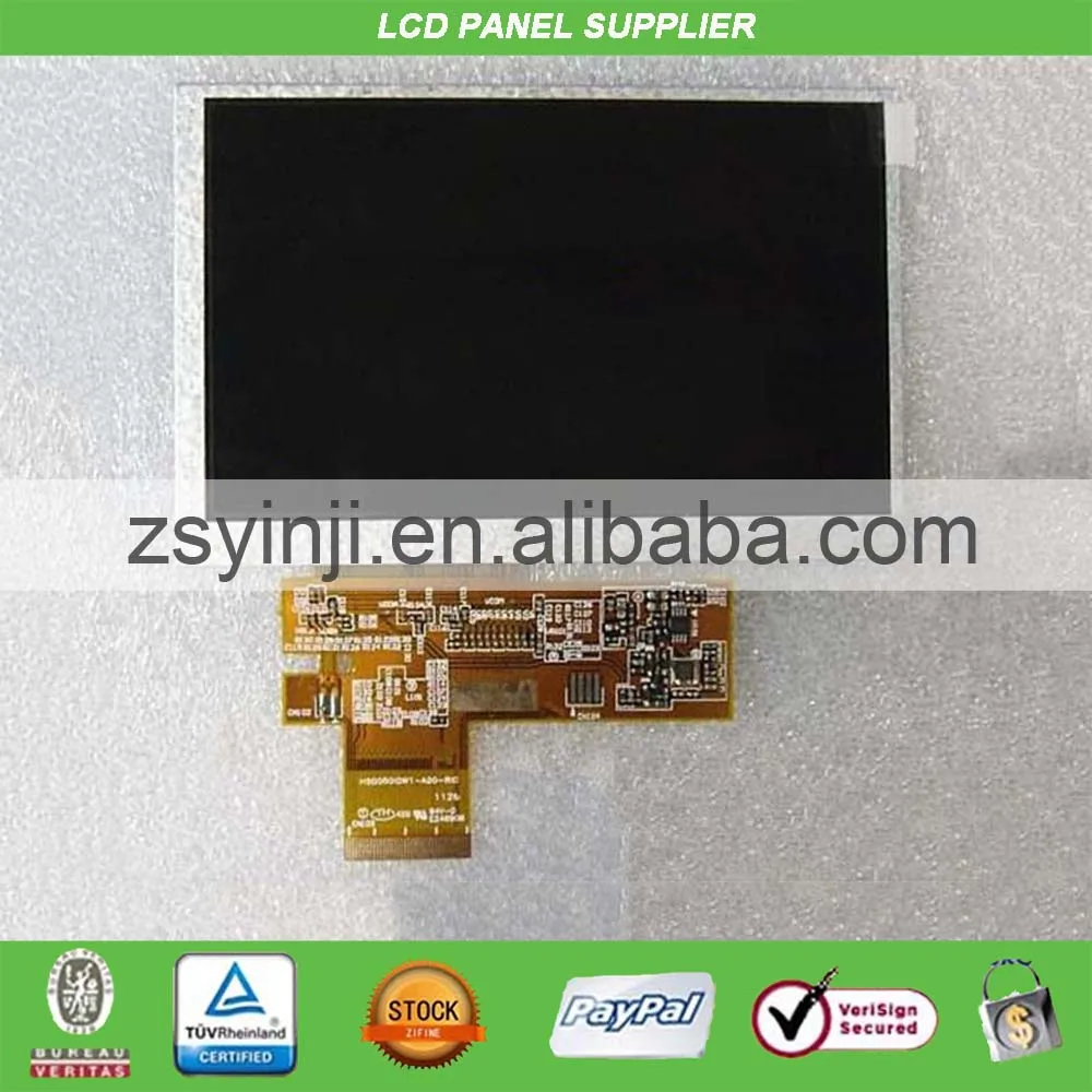 

5" 800*480 TFT-LCD panel for HSD050IDW1-A10 HSD050IDW1-A20 HSD050IDW1-A30