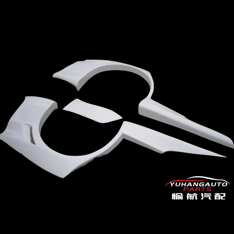 

For 2006-2007 Lancer Evolution EVO 8 9 VTX Cyber style Rear Over Fender Glass Fiber