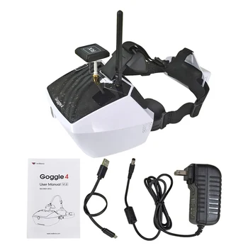 

Walkera Goggle 4 Fpv Video Glasses 5.8G 40CH with 5"HD Large Screen racing drone aerial 3D Glasses for FPV Drone with Camera