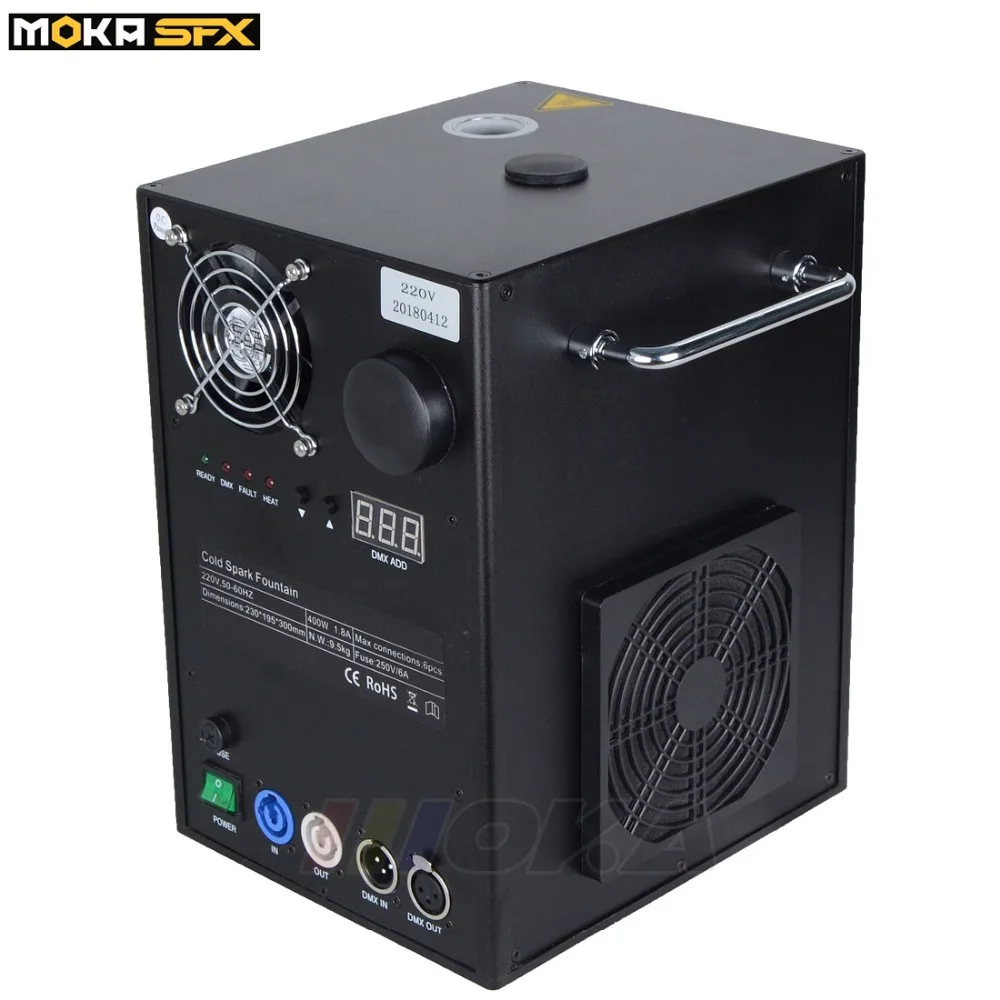 

4pcs Flight Case Packing Stage Cold Spark Machine Smokeless Wireless Remote Control for Wedding Nightclub Stage Party