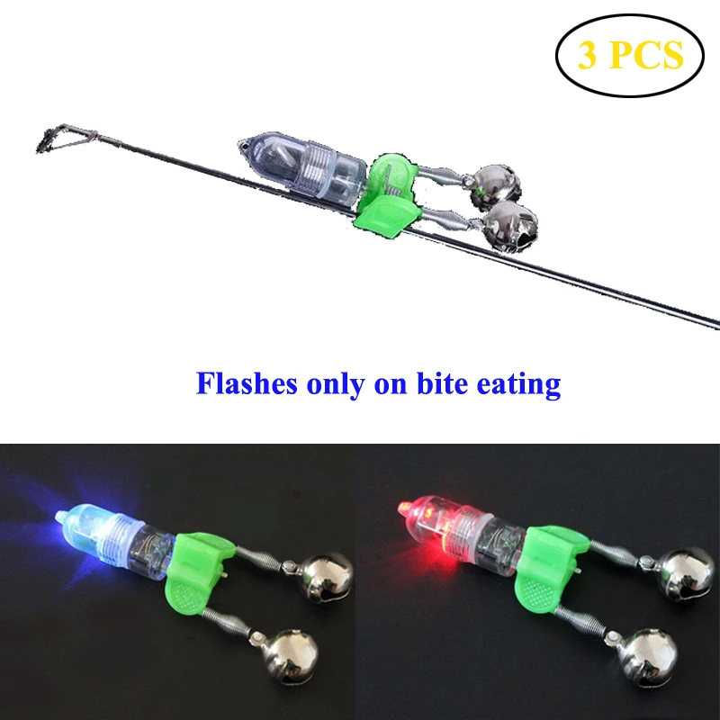 

Smart Kingfisher Best Sensitivity Electronic Fishing Bite Alarm Fish Strike Indicator Audible Sound LED Alert Siren Bell Ring