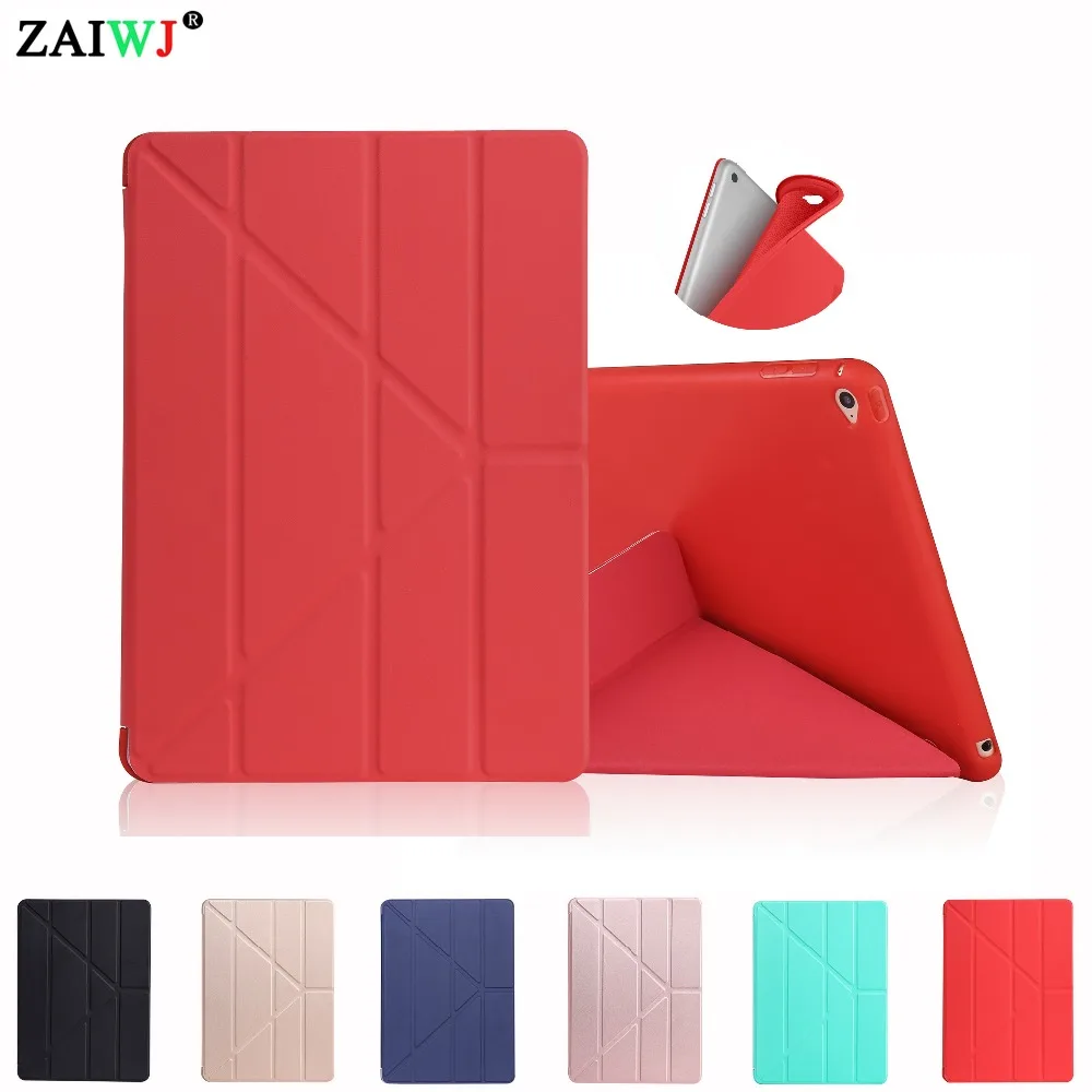 

Case for iPad Pro 10.5 inch 2017 : A1701 A1709,ZAIWJ - TPU soft silicone shell intelligent deformation cover Smart sleep wake up