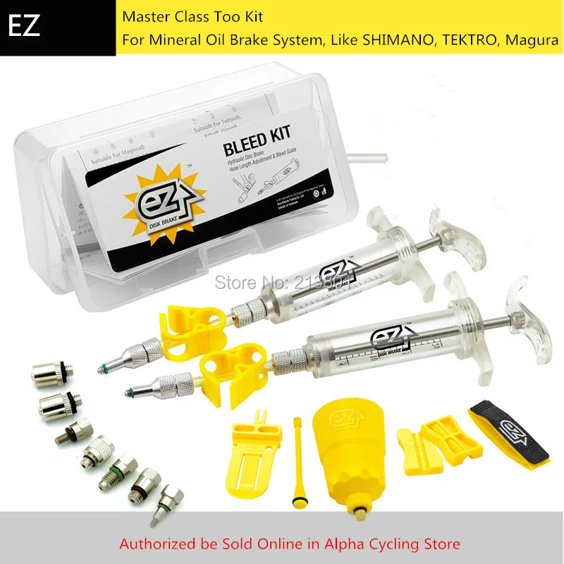 EZ's Hydraulic Brake BLEED KIT For SHIMANO, AVID, Formula, TEKTRO