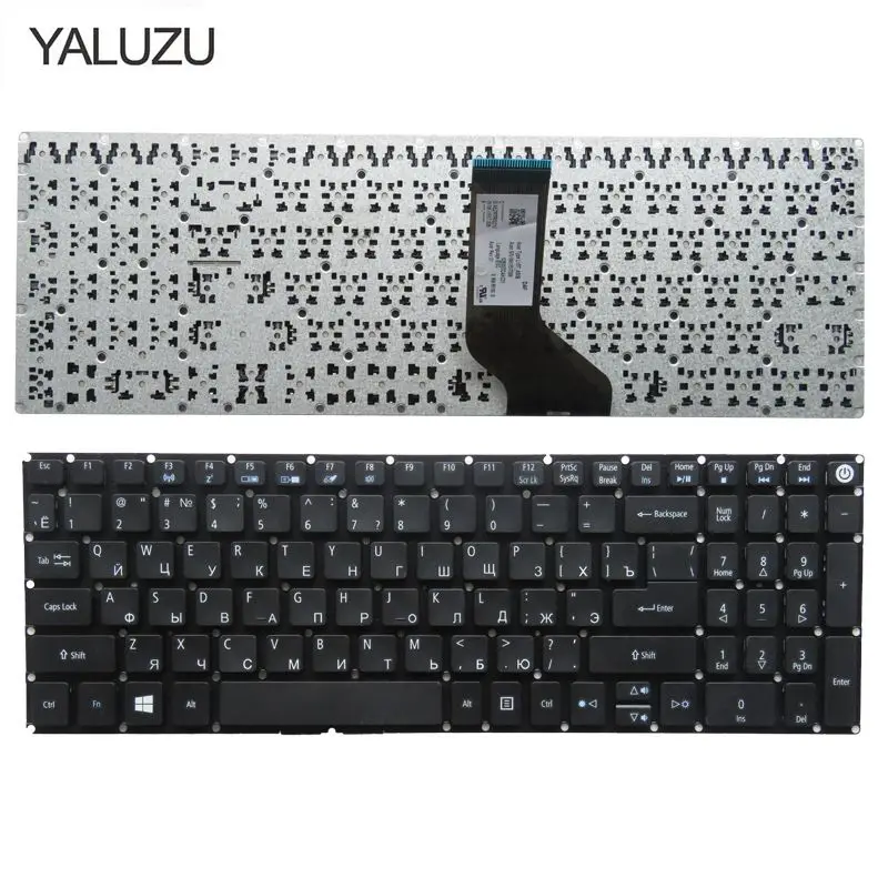  YALUZU RU russian laptop keyboard for Acer Aspire E5-573 E5-573T E5-573TG E5-573G E5-722 E15 E5-582