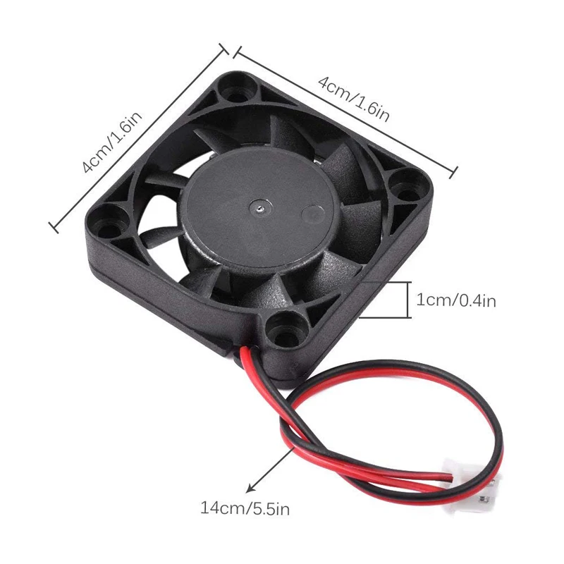 Aokin 4010 مروحة 12 V 40x40x10 مللي متر مروحة تيار مستمر بدون فرش ل غرفة التبريد مسند تبريد للاب توب مدمج به مكبر صوت المبرد ل 3D طابعة التبريد مروحة 4010 من...