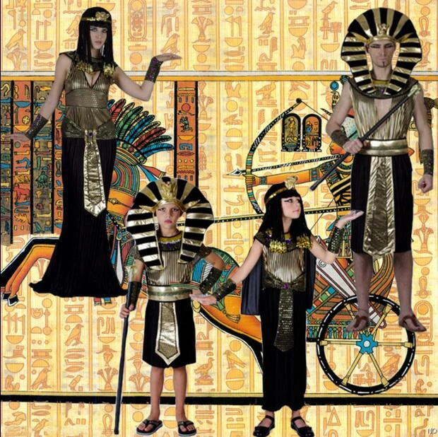 ハロウィン衣装中世古代エジプト女王王子王女ファラオコスプレファンシードレス女性のための男の少年少女 Fancy Dress Costume Medievalhalloween Costume Aliexpress