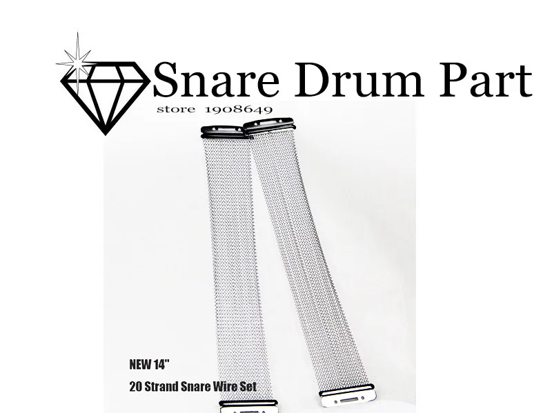 Muse-Высокое качество 1" 20 Strand Snare набор проводов для 14" Snare барабанная часть реставрация Замена 1 шт. snare