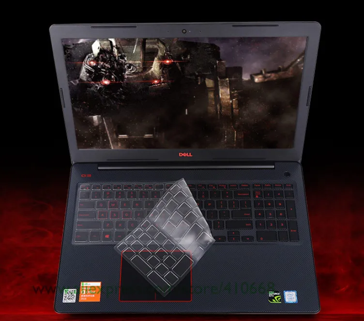 Защитная крышка для клавиатуры ноутбука из ТПУ 15 6 дюйма Dell Inspiron 5577 3565 3568 3567 5000 5576