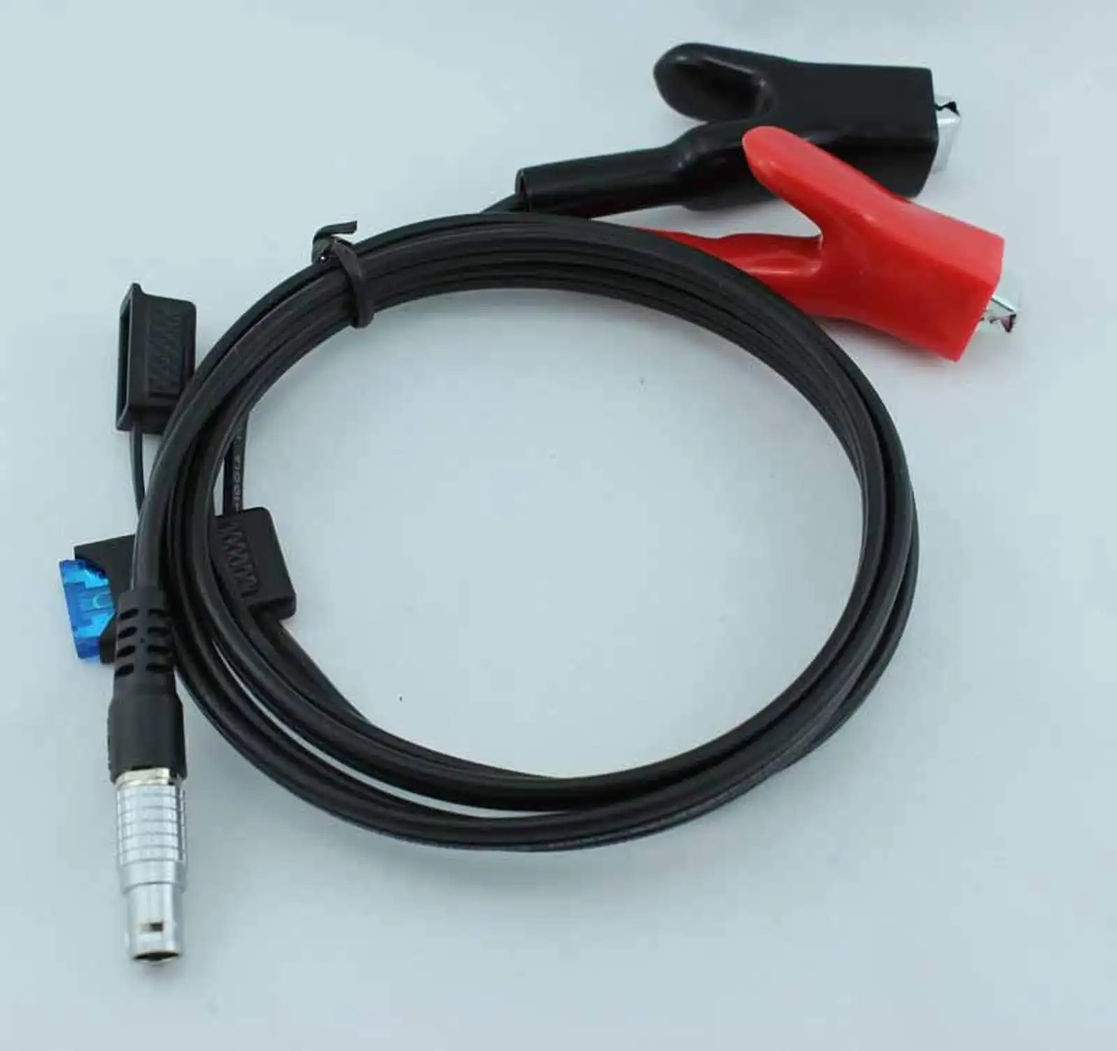 BRAND NEW Power Cable for Leica total station 5-pin (0B) wire to Alligator clips | Инструменты
