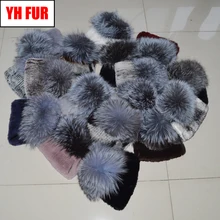 Прекрасный натуральный шапка из меха кролика рекс Для женщин зимние вязаные Настоящее Щепка шапка из меха лисы ручной работы российские женские меха кролика рекса шапки бини шапки Шапки