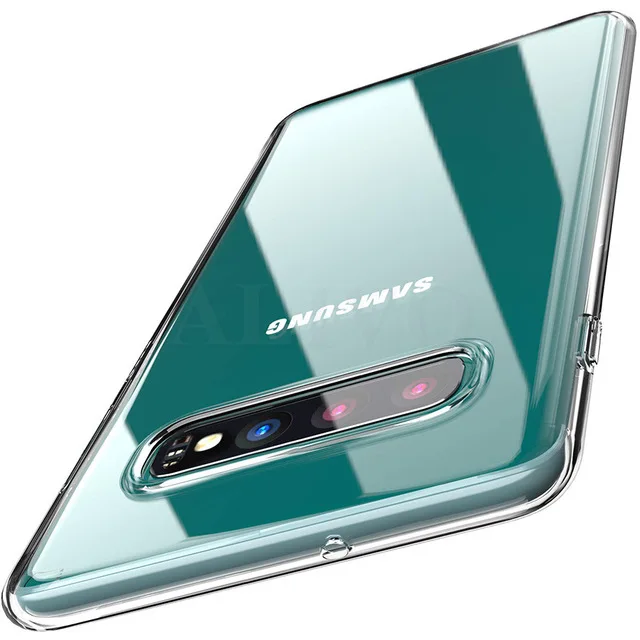 10 шт тонкий мягкий из полиуретана для samsung Galaxy S10 плюс S10E S9 S8 S7 S6 Edge Note 9 M10 M20