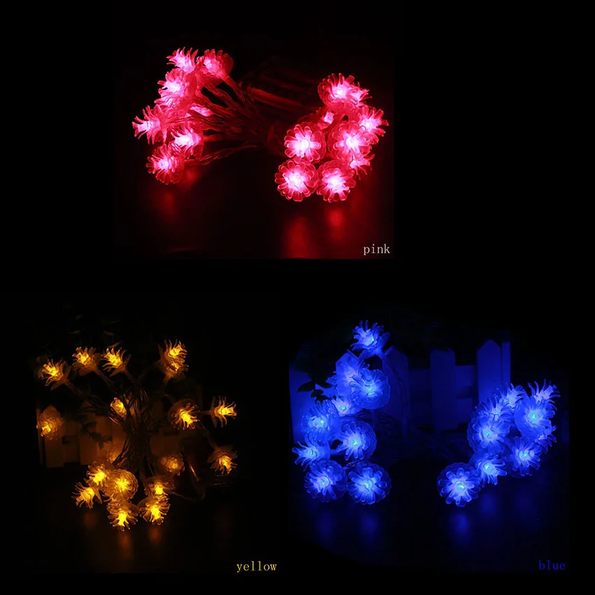 2m 3m 4m 5m 10m Pine Cone pendants Fairy led garland on AA batteries Christmas outdoor string lights New year party wedding deco 2m 3m 4m 5m 10m Pine Cone pendants Fairy led garland on AA batteries Christmas outdoor string lights New year party wedding deco