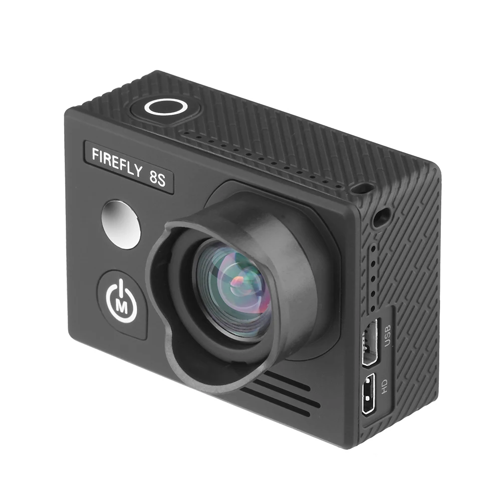 8S 4K 90 degree FOV No Distortion FPV Sport WiFi Camera for QAV250 H210