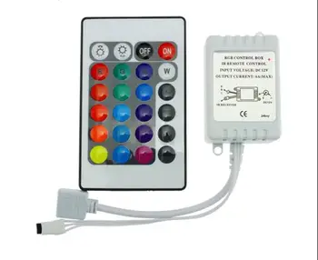 

HC303 24keys IR controller Symphony controller 12V WS2811 6A 1024 pixels 64 speed 7 colors, 16 color combination mode