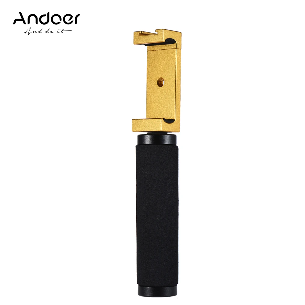 Andoer Телефон Штатив Адаптер и ручка смартфон кронштейн Держатель клип ж/башмак для iPhone X 8 7 6s 6 5 plus для samsung sony