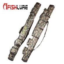 Сумки для удочек Afishlure, 1,2 м/1,3 м/1,45 м, двойная открытая трубка, сумка через плечо, водонепроницаемая холщовая черная/камуфляжная
