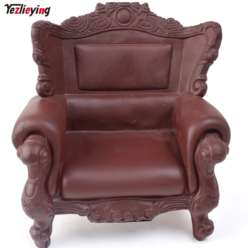 

KUMIK AC-5 1/6 Scale Single Short Armchair Chair Sofa Furniture Model Brown for 12 inch Action Figure Accessories Body Doll Toys