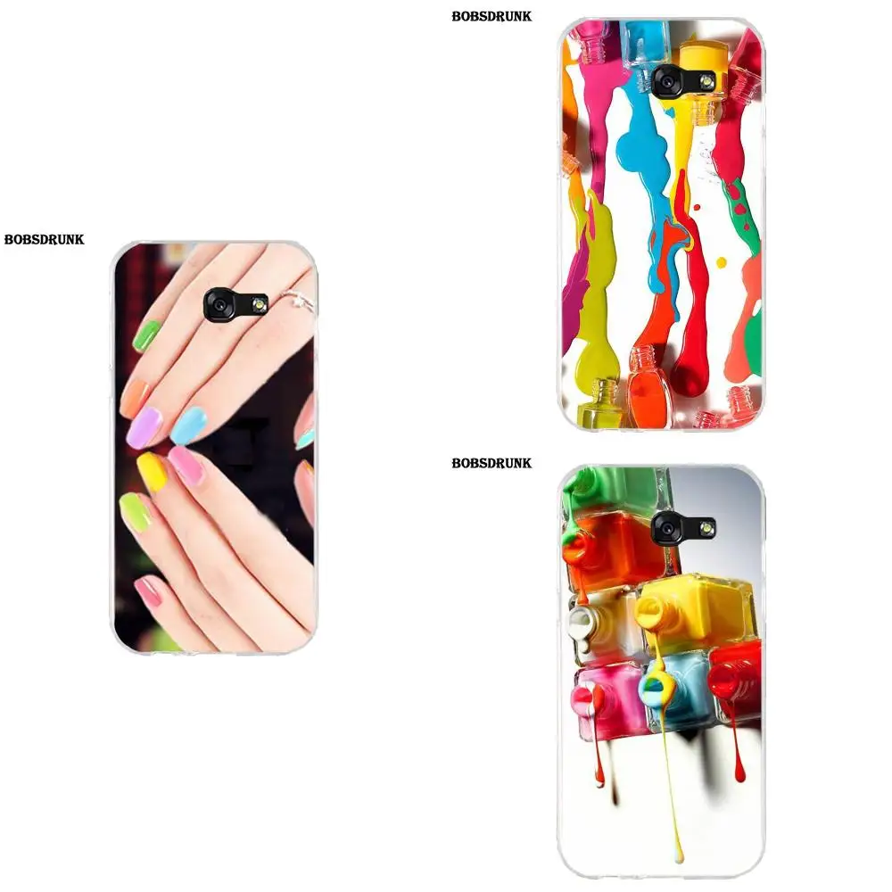 

EJGROUP Nail Polish Enamel Color For Samsung Galaxy A3 A5 A7 J1 J2 J3 J5 J7 2015 2016 2017 TPU Skin Painting