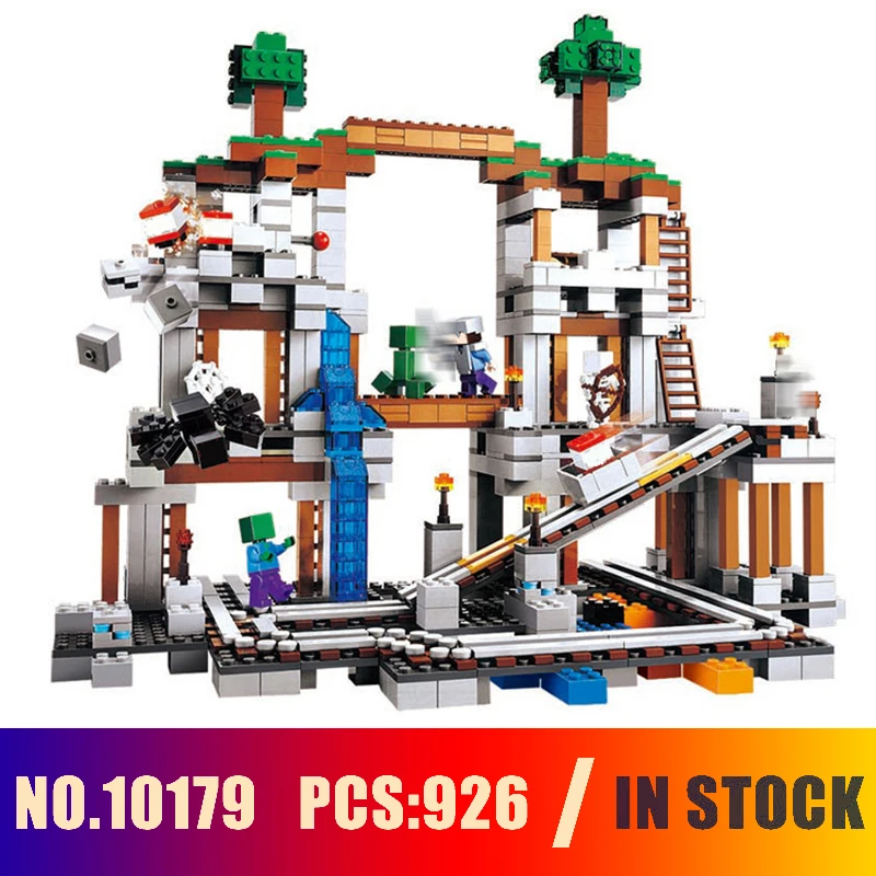 

Compatible with lego 21118 Models building toy 10179 926PCS My World The Mine Building Blocks toys & hobbies