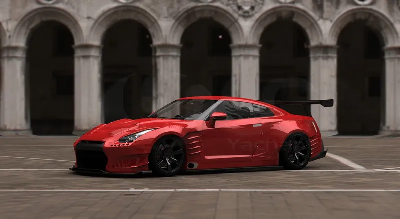 2008-2014 Nissan R35 GTR CBA DBA Bensopra Style Bodykit FRP (21)