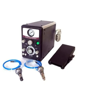

Graver tool Max G8 Jewelry Pneumatic Impact Engraving Machine GRS Engraving System with 2 Handpieces Jewelry Engraving Equipment