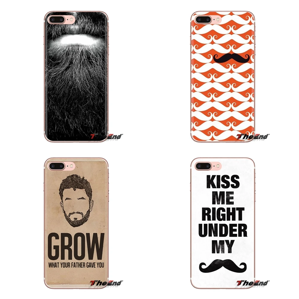 Cell Phone Case Cover For Samsung Galaxy J1 J2 J3 J4 J5 J6 J7 J8 Plus 2018 Prime 2015 2016 2017 Beard Season Mustache Art Poster |