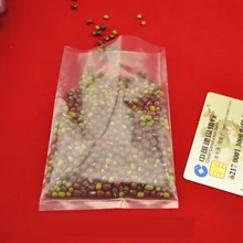 6X8 см 8C прозрачный плоский карман PE высокого давления плоская пластиковая упаковка 100 шт