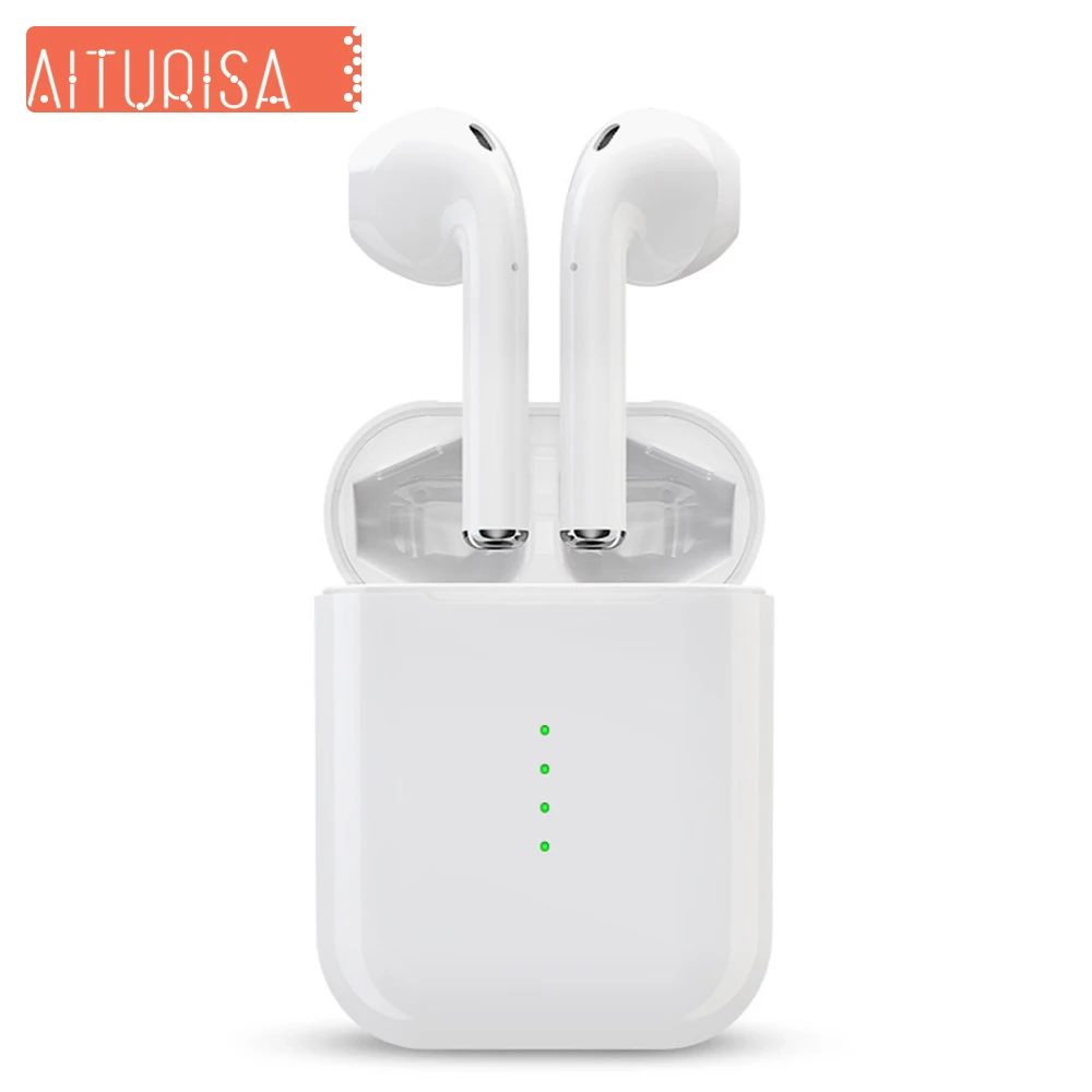 

i10 TWS Bluetooth Earphone Mini Wireless Touch Control Earphone Earbuds Built-in Mic With Charging Box For iOS Android Phones