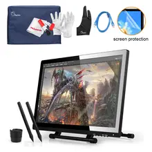 Best price UGEE 21.5″ IPS LED Art Design Graphic Tablet Monitor 1920×1080 Drawing Board +Parblo Monitor Protector Cover+Glove +USB Cable