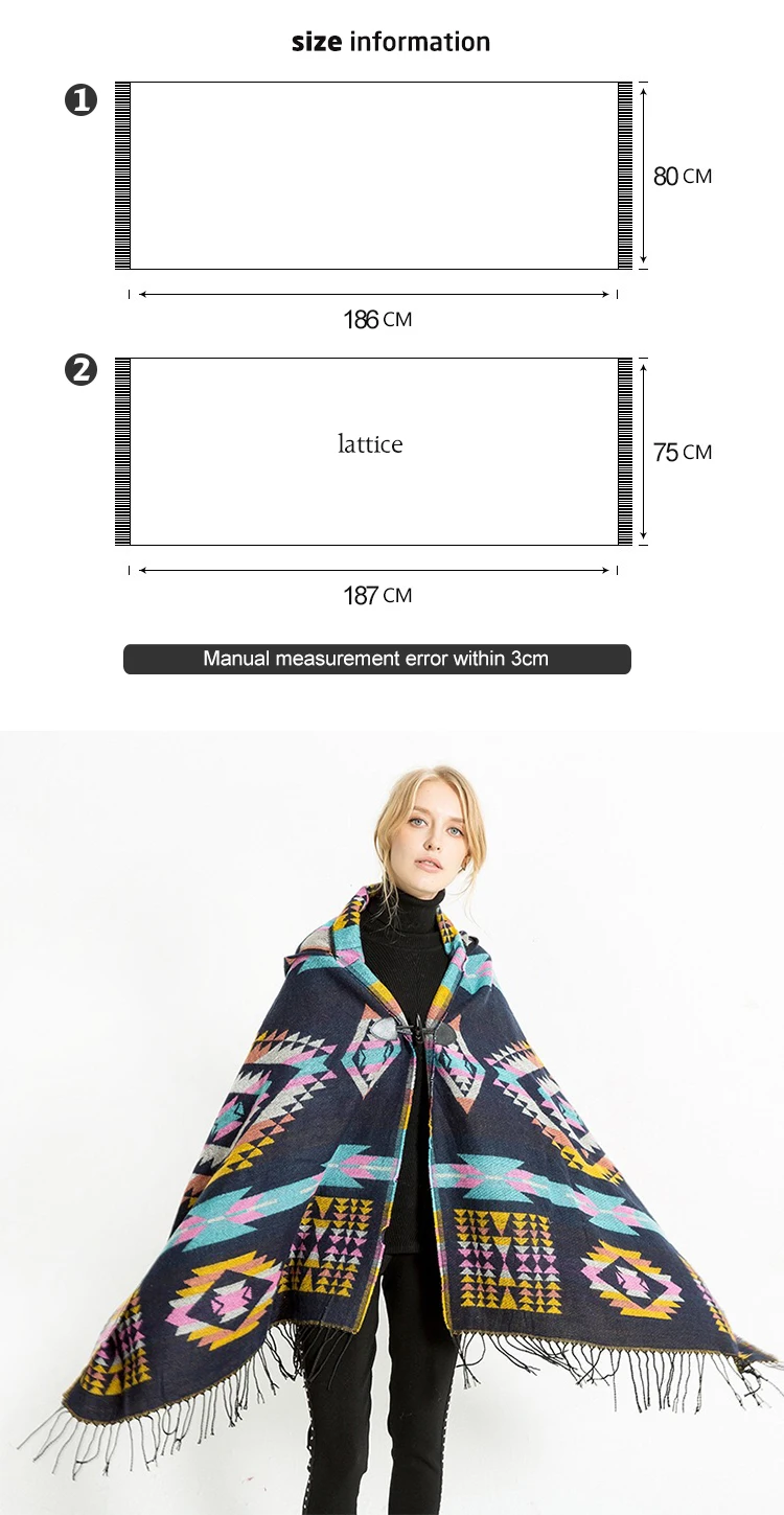 Mingjiebihuo европейский и американский народный стиль накидка кондиционер шаль шарф для поездок женские Девушки Осень и зима мода