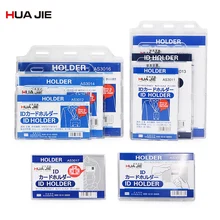 Прозрачный визитница для удостоверения личности, 10 шт., визитница с веревочкой, для работы, для удостоверения личности, визитница, визитница, AS3011G