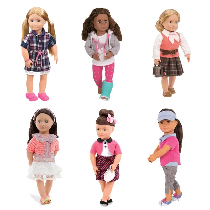 Одежда для куклы 45 см кукла наряды наше поколение Делюкс 6 стилей одежда для 18-дюймовой куклы и 17 дюймов кукла