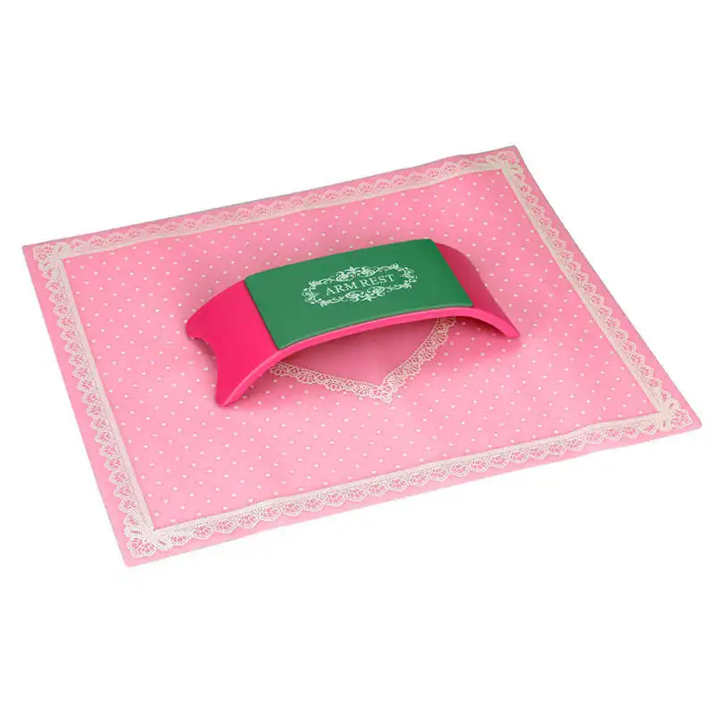 Maquiagem уход за красотой ногтей Съемная подушка для рук кружевная полосатая скатерть маникюрный набор ручной коврик на подушку набор