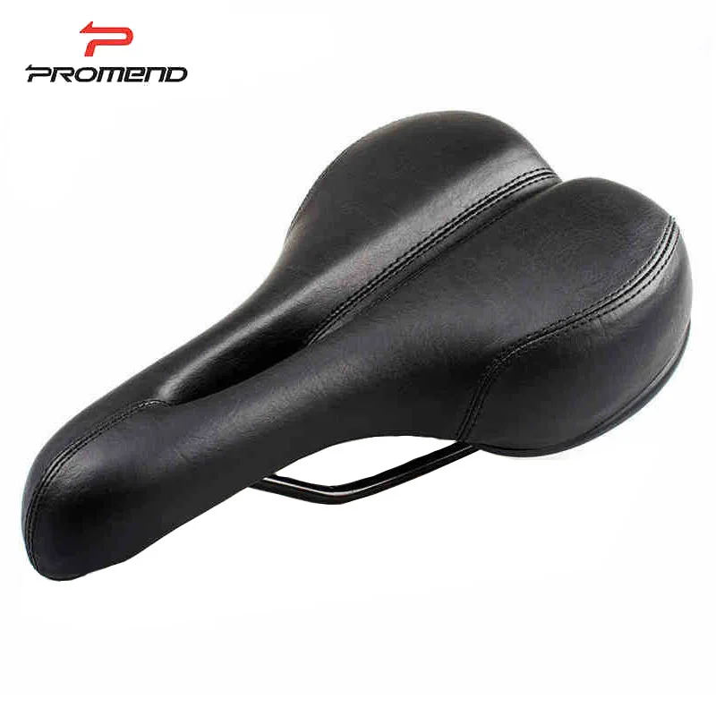 

PROMEND Mountain Bike Saddle Breathable Leather Bicycle Saddle Hollow Design Cycling Cushion Mtb Seat Sella Ciclismo
